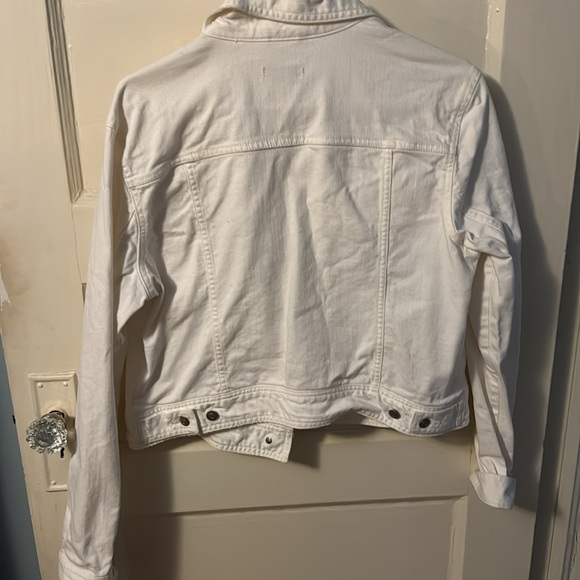 Gap 1969 White Button Denim Jacket - Picture 3 of 3